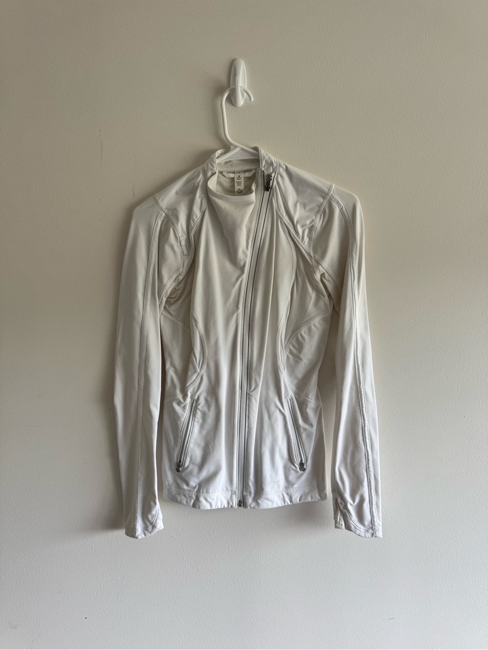 lululemon athletica White Lightweight Zip Jacket